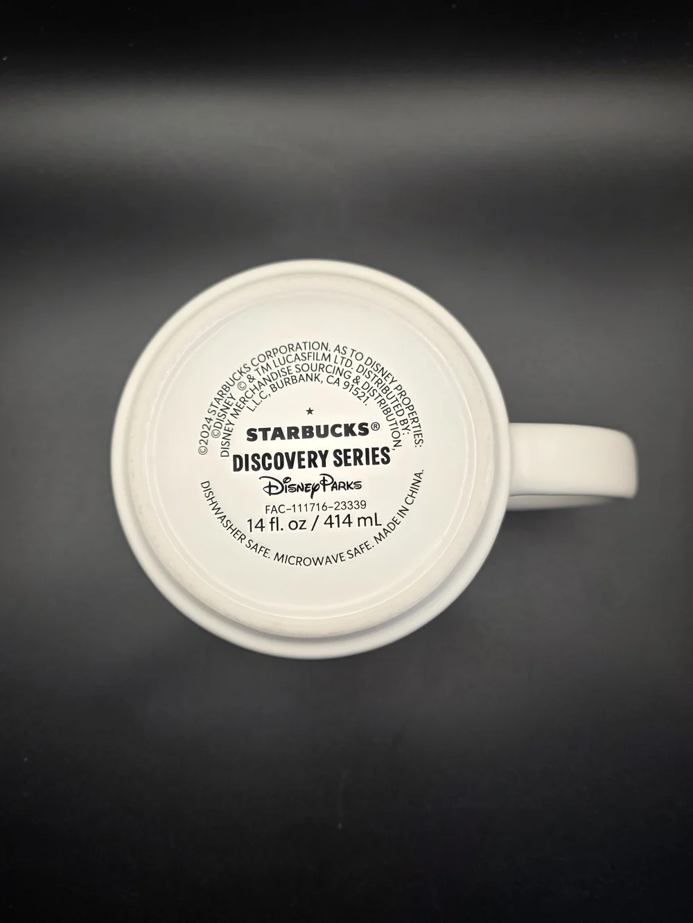 Starbucks Disney Discovery Series Disneyland Park Mug 14 oz Coffee Cup